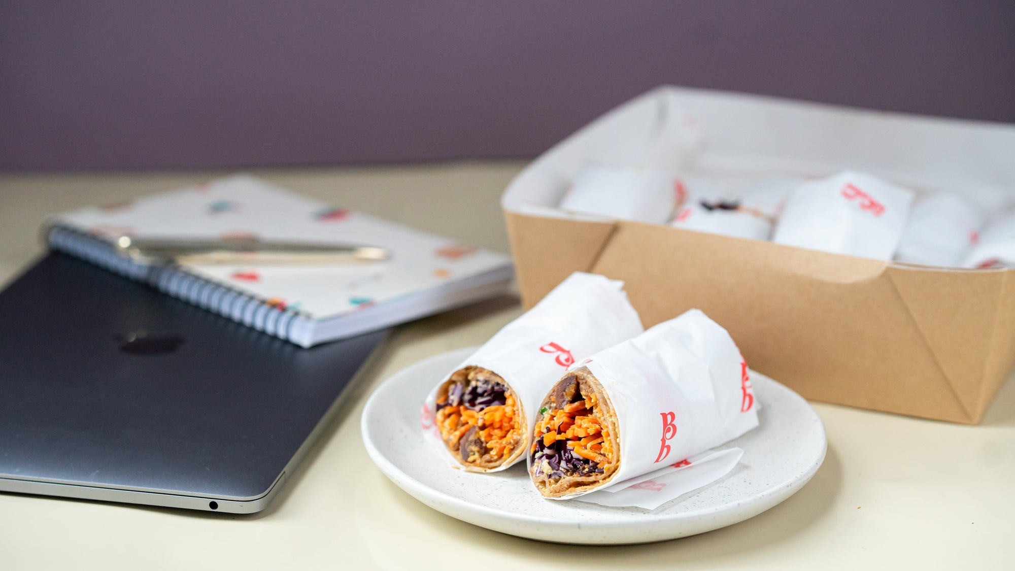 Wrap végétarien pas plate